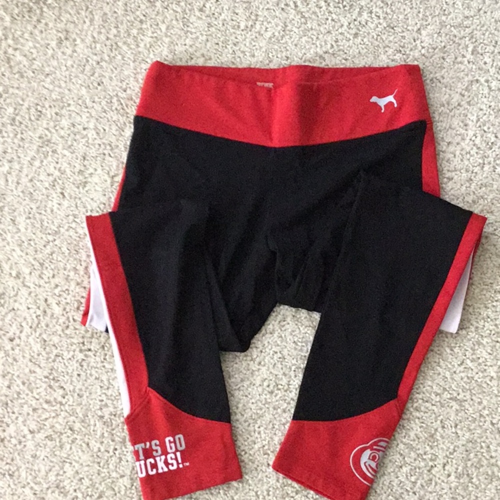 Victoria secrets pink ultimate yoga collection. Ohio State buckeyes. Size M.
